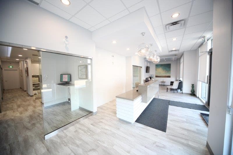 The reception area at Heritage Valley Dental