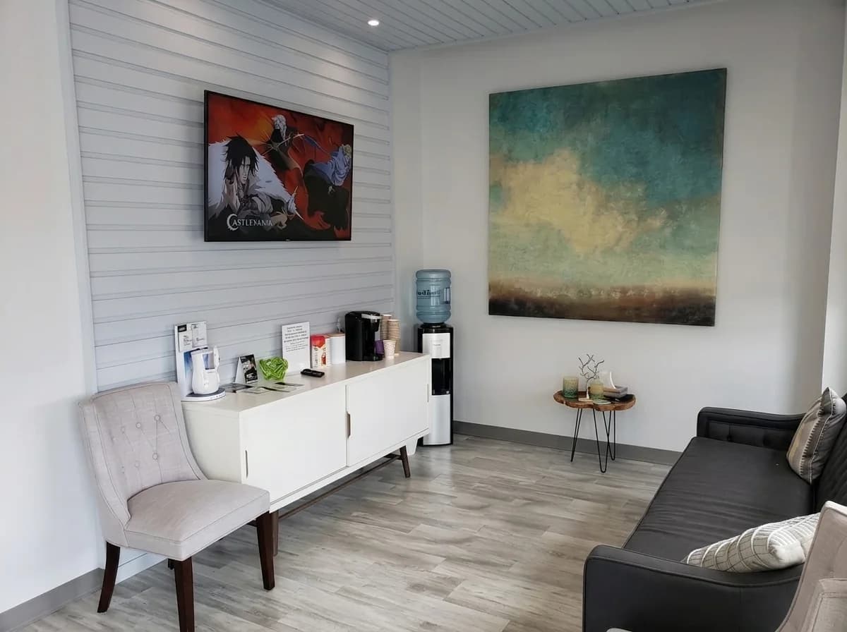 The patient waiting lounge at Heritage Valley Dental