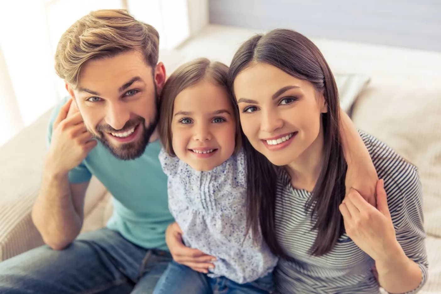 Happy family who trust Heritage Valley Dental